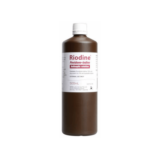 Riodine Povidone Iodine 10% , Antiseptic Solution- 500mL