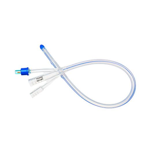 3-Way Foley Catheter, Standard Tip, 43cm with 60mL Balloon